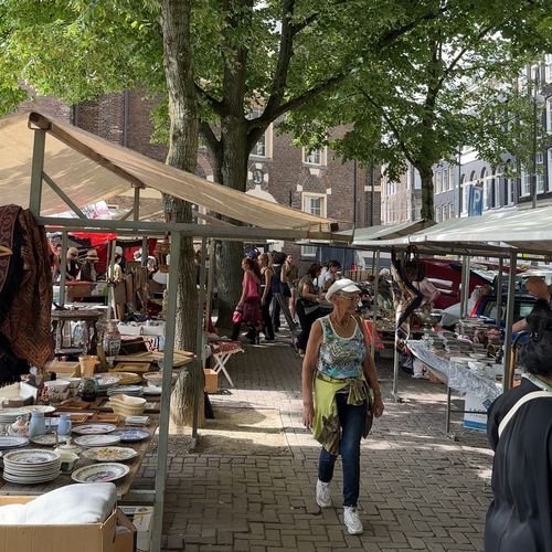 Market in Waterlooplein Amsterdam