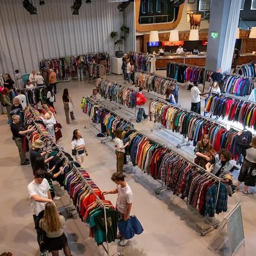 Biggest vintage market Amsterdam