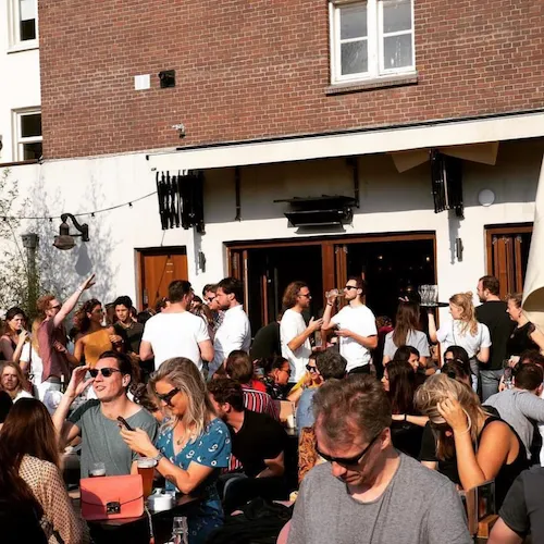 Terrace of Bar Kosta in Amsterdam