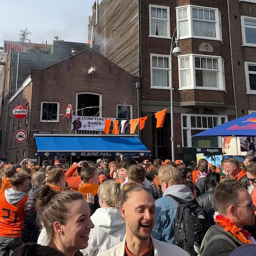 King's Day in the Jordaan in Amsterdam