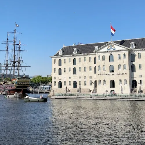 The maritime museum of Amsterdam