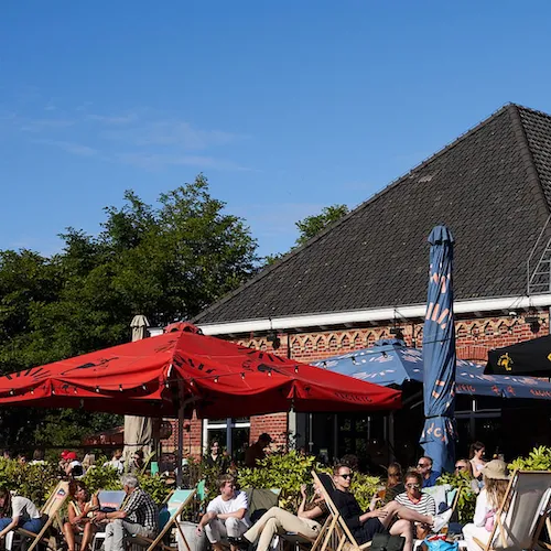 Terrace of Pacific at the Westerpark in Amsterdam